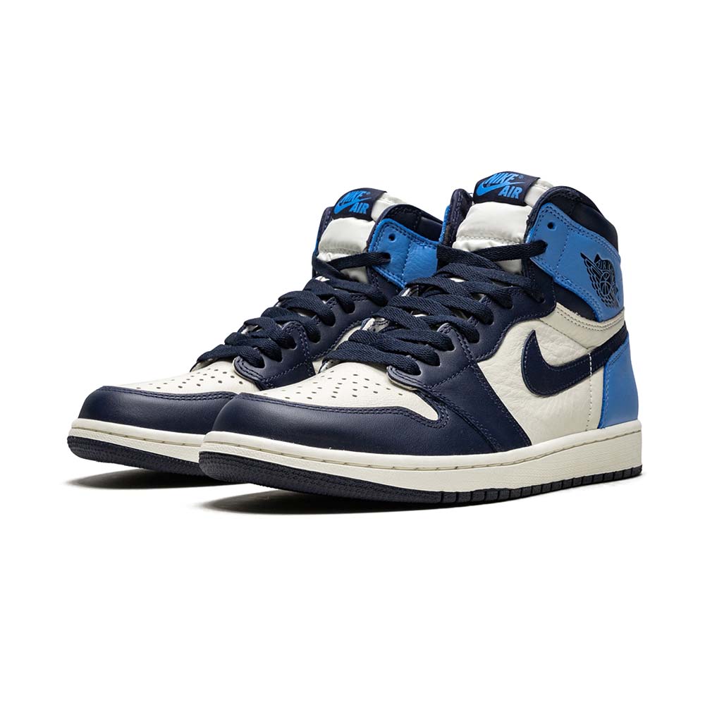 Jordan Air Jordan 1 Retro High OG  ‘ Obsidian/University Blue ‘ 555088-140