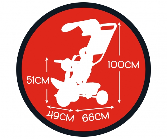 Mickey Tricycle Baby Balade Plus