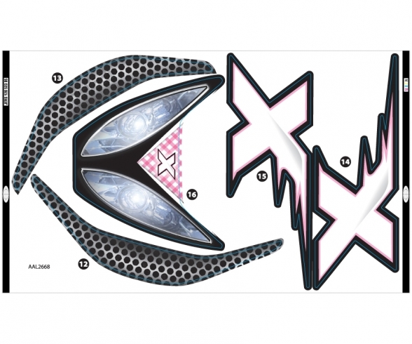 QUAD ELECTRONIQUE X POWER ROSE Accessoires