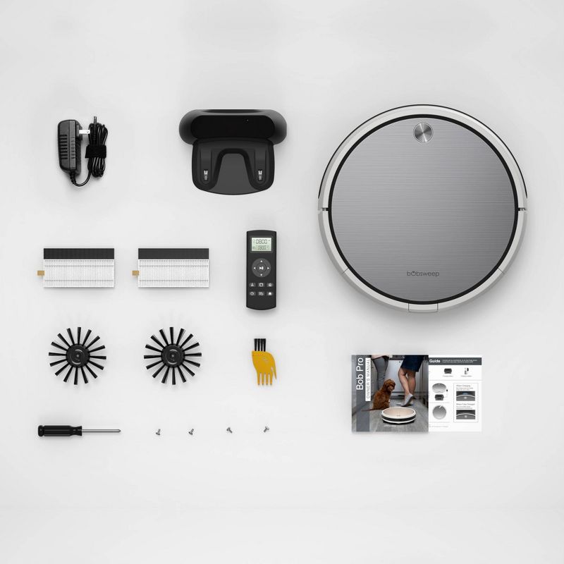 bObsweep Pro Robot Vacuum – Silver