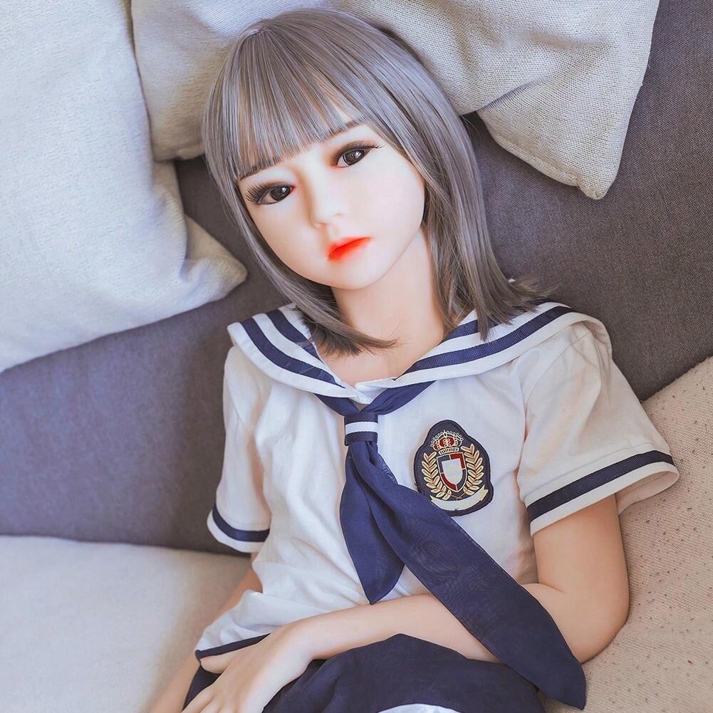50in(125cm) Bianca Flat School Girl Premium Lifelike Mini Sex Doll