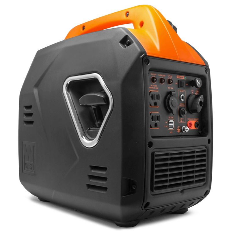 WEN 56203i Super Quiet 2000W Portable Inverter Generator with Fuel Shut Off