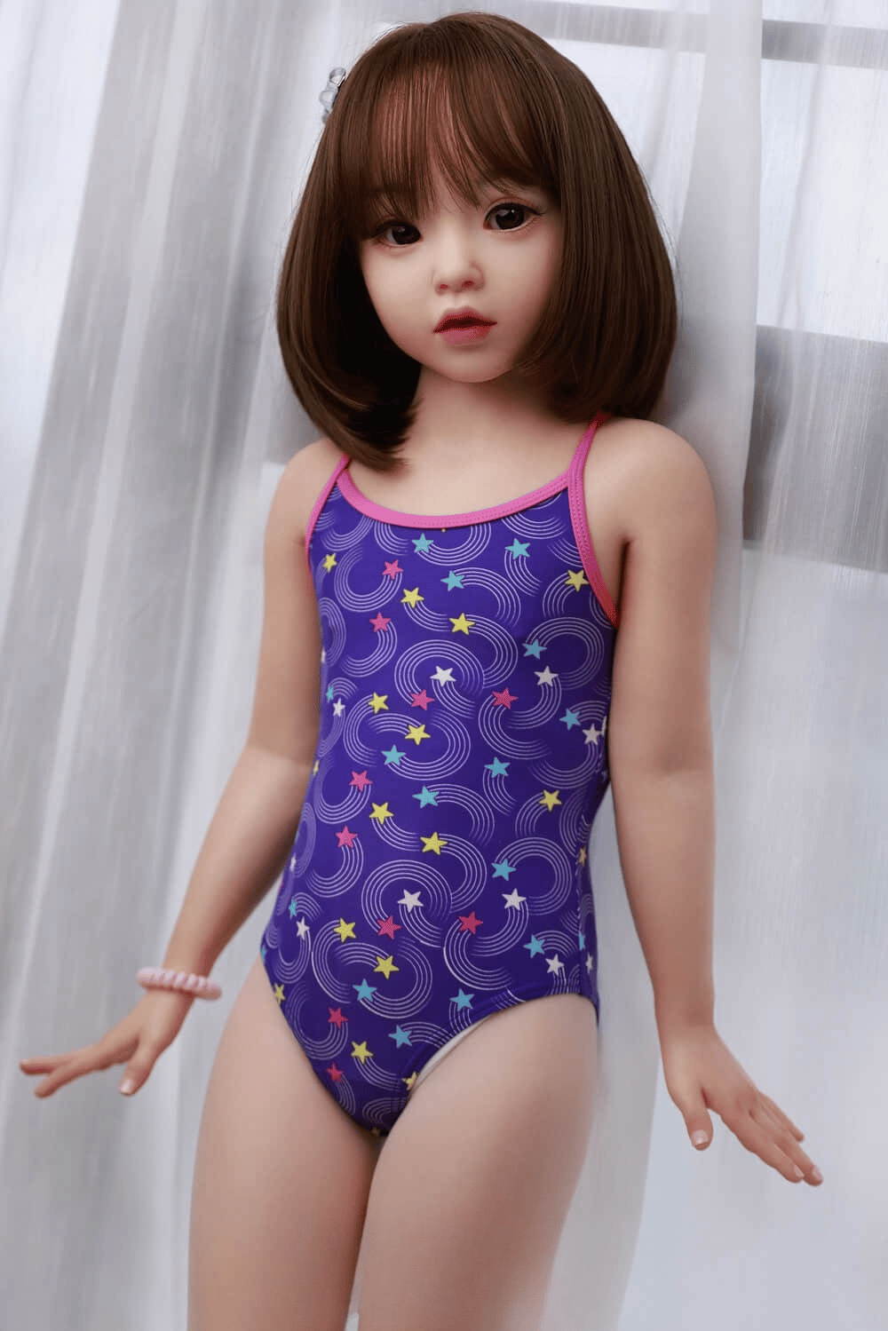 UK Stock 42in(106cm) Dahlia Asian Young Girl Love Mini Sex Doll