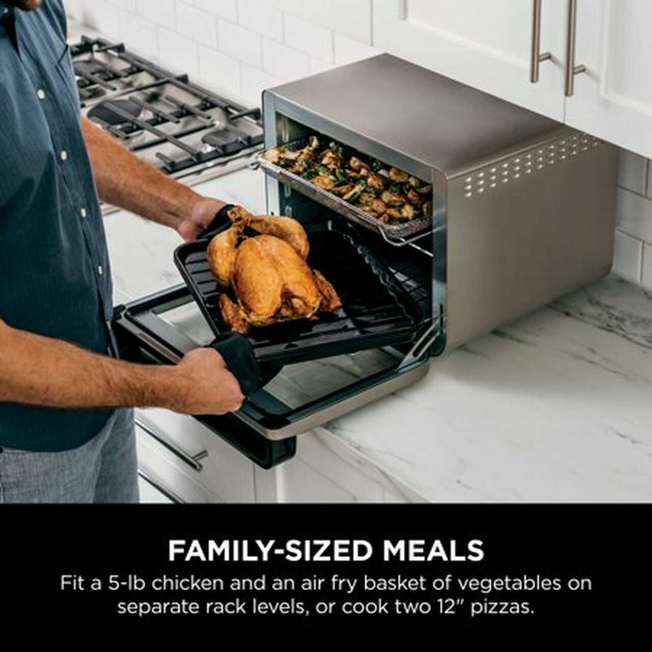 Ninja® DT200 Foodi™ 8-in-1 XL Pro Air Fry Oven, Large Countertop Convection Oven