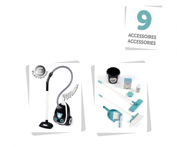 Chariot De Menage + Aspirateur Accessoires