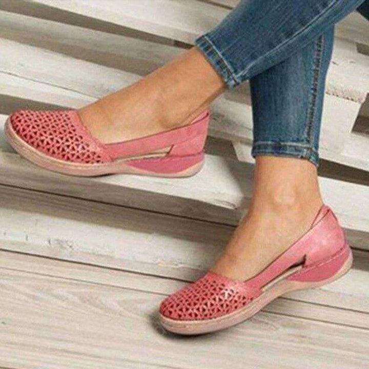 النساء أسافين العظام الجوف خارج بو الصيف الصنادل خمر