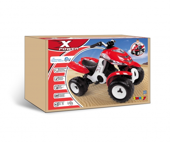 QUAD ELECTRIQUE X POWER ROUGE Accessoires