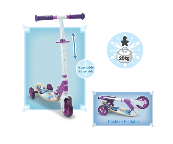 La Reine Des Neiges Patinette Bois 3R Pliable