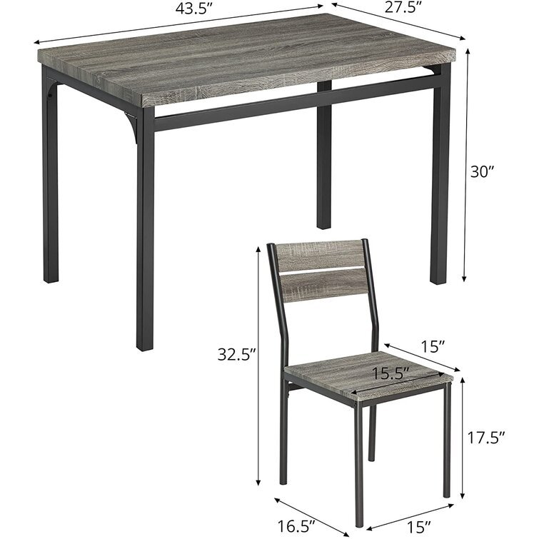 Emmeline 4 - Person Dining Set