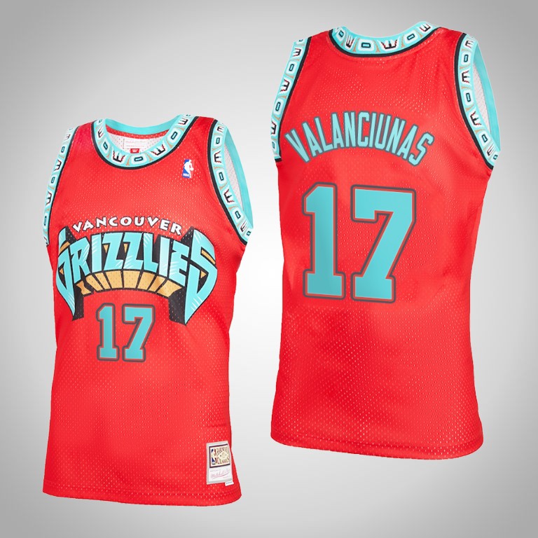 Grizzlies Jonas Valanciunas Red Reload 2.0 Jersey