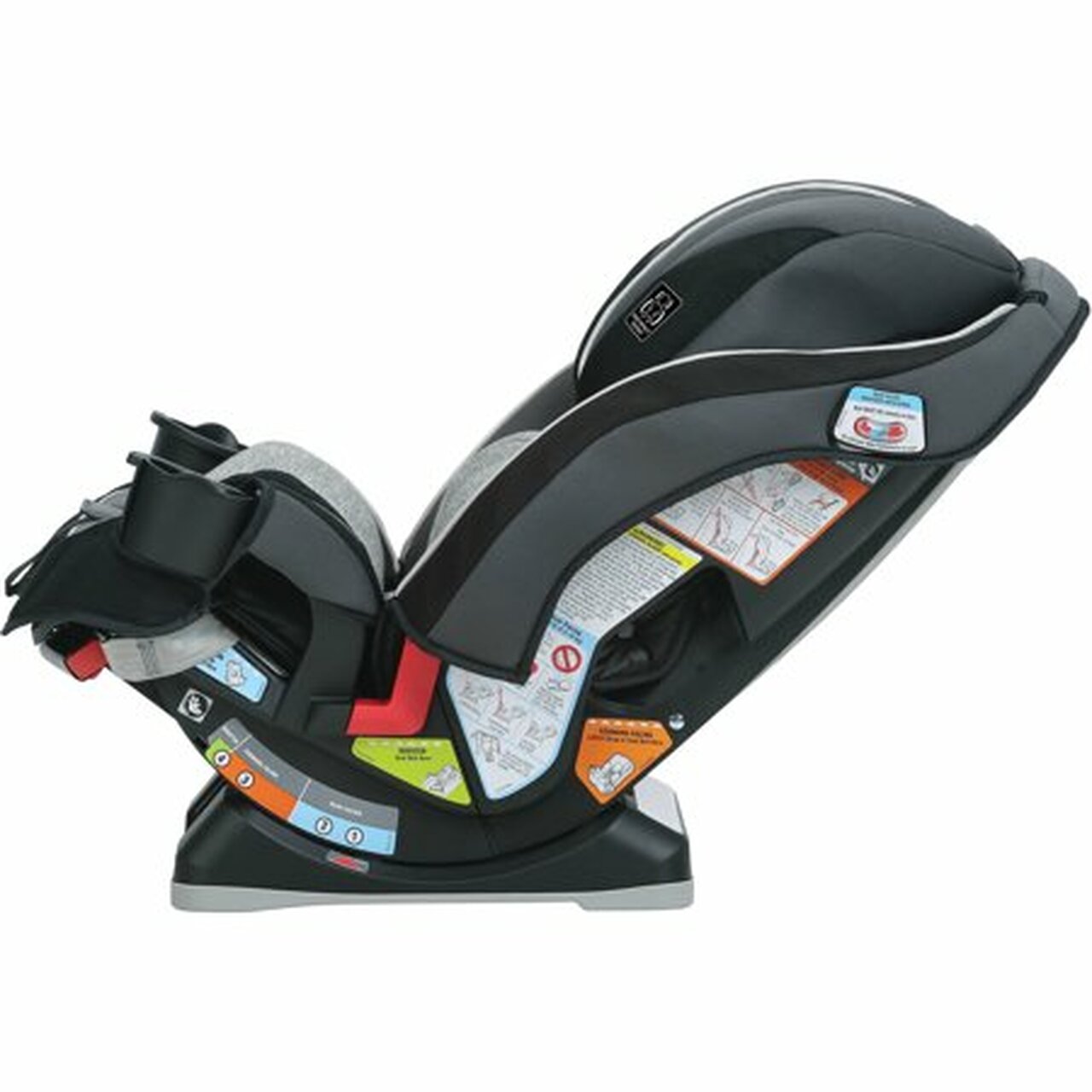 Graco SlimFit 3-in-1 Convertible Car Seat, Saves Space in Your Back Seat, Darcie