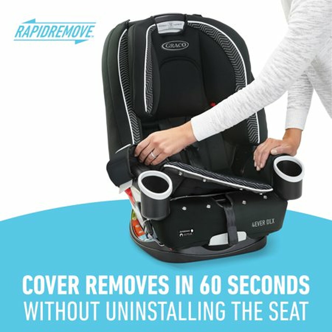 Graco 4Ever DLX 4-in-1 Convertible Car Seat, Zagg