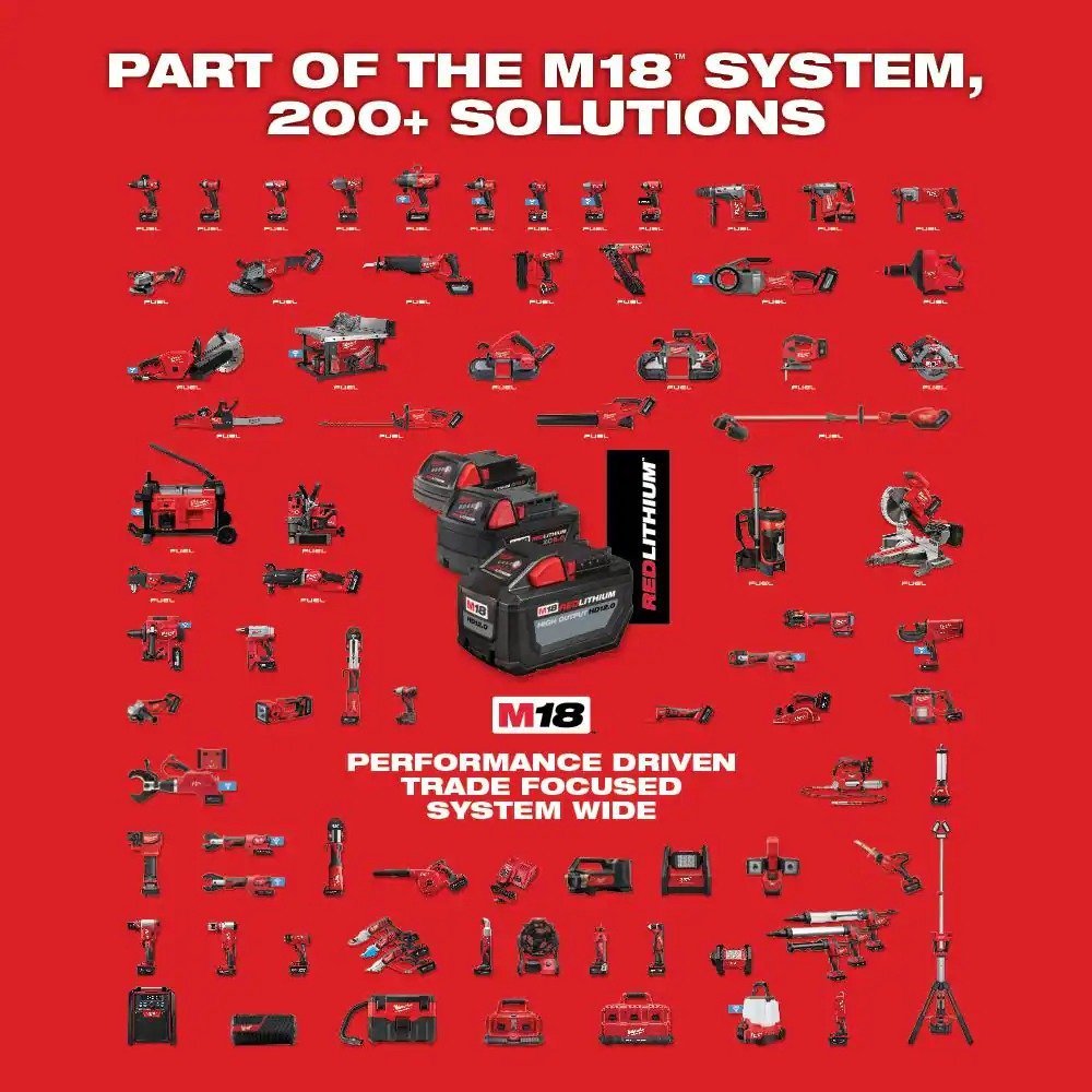 Milwaukee M18 FUEL 120 MPH 450 CFM 18-Volt Lithium-Ion Brushless Cordless Handheld Blower W/ M18 5.0Ah Battery