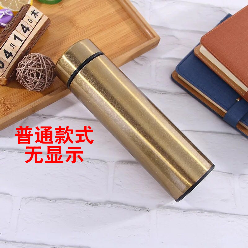 批发保温杯智能测温水杯316不锈钢创意温度显示商务礼品直杯定 制