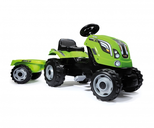 Tracteur Farmer XL Vert + Remorque Accessoires
