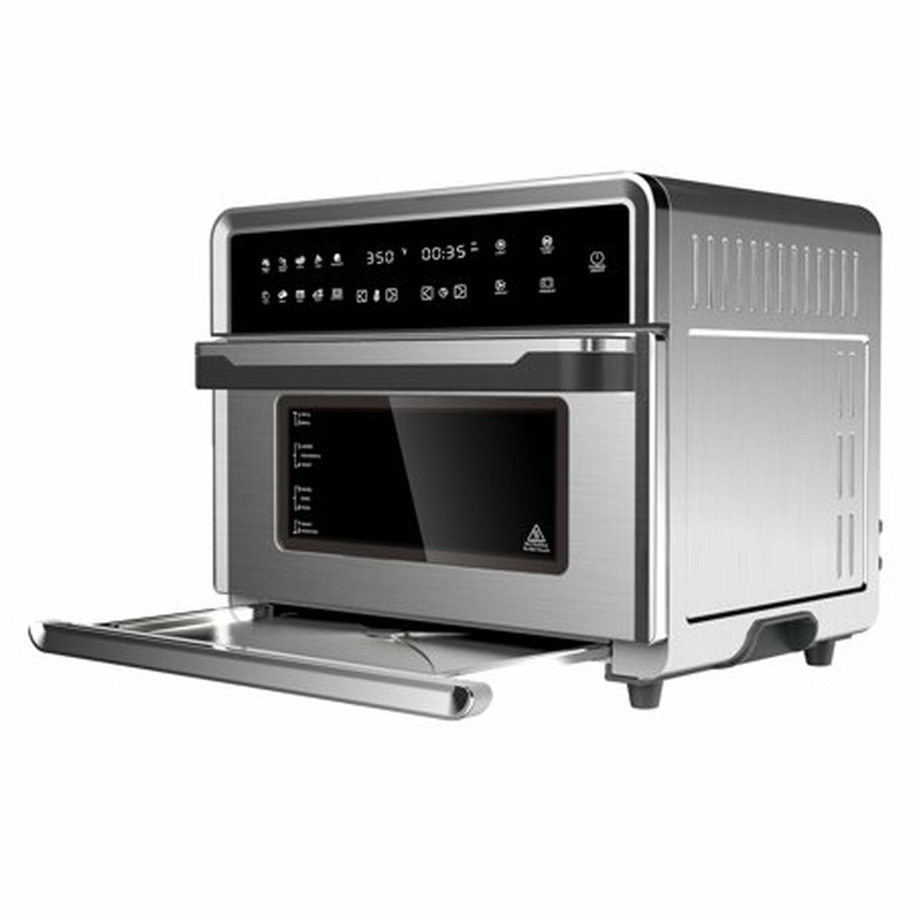 MegaChef 10 in 1 Electronic Multifunction 360 Degree Hot Air Technology Countertop Oven