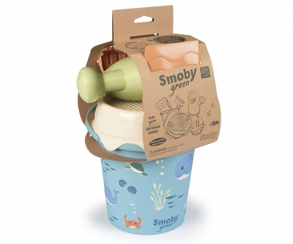 Smoby Green Seau Garni Mm