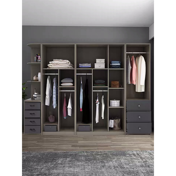 Hot Sale Wardrobe Bedroom Furniture Wooden Wardrobes Storage Glass Wardrobe(UL-21LV0626)