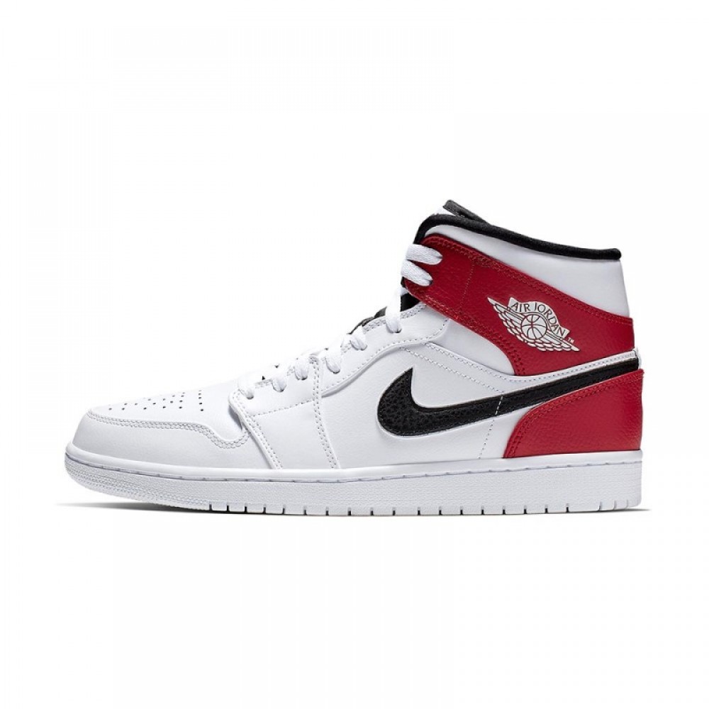 AIR JORDAN 1 MID  ‘ WHITE CHICAGO ‘ 554724-116