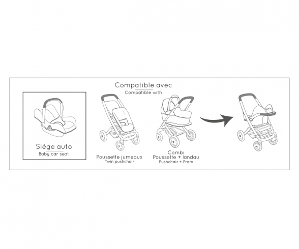 Maxi-Cosi Siege+Chaise Haute Sauge