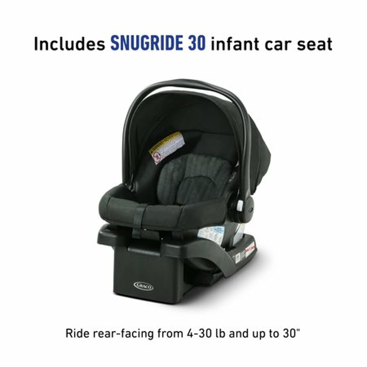 Graco LiteRider LX Travel System, with SnugRide 30 Infant Car Seat, Jaxon