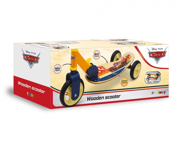 Cars Patinette Bois 3R Pliable