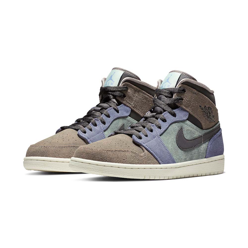 Air Jordan 1 Mid  ‘ Suede Patch ‘ 852542-203