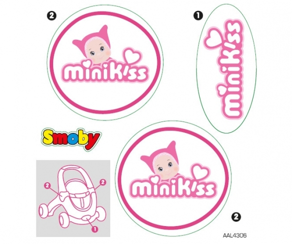Minikiss Baby Walker 3 En 1 Accessoires