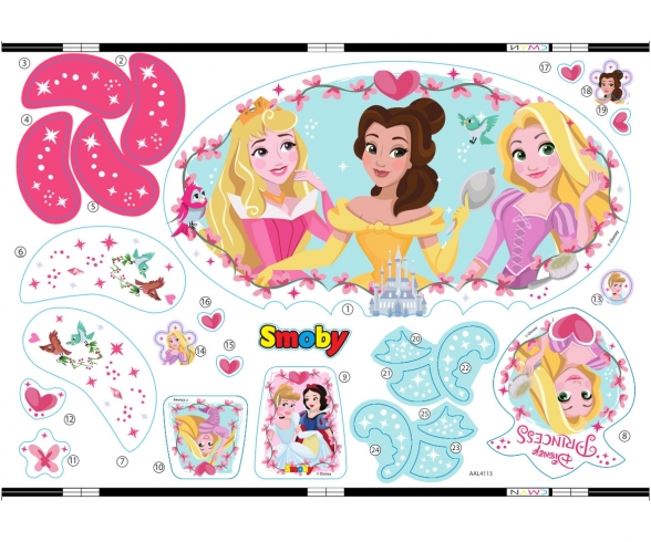 Disney Princess Coiffeuse 2 En 1 Accessoires