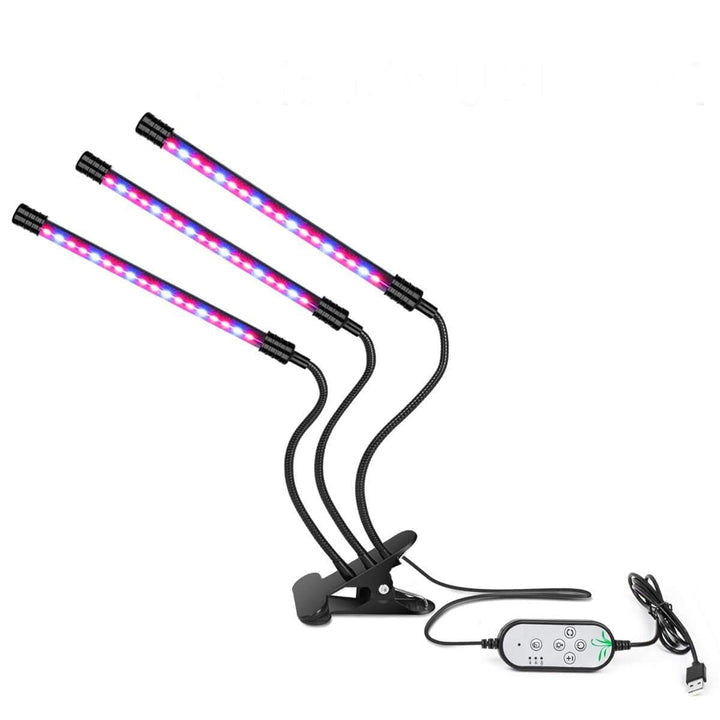 1/2/3 Head Dimmable Clip LED Bonsai Plants Grow Lamp