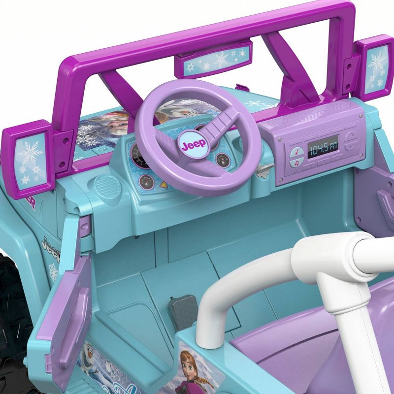 Power Wheels 12V Disney Princess Frozen Jeep Wrangler Powered Ride-On