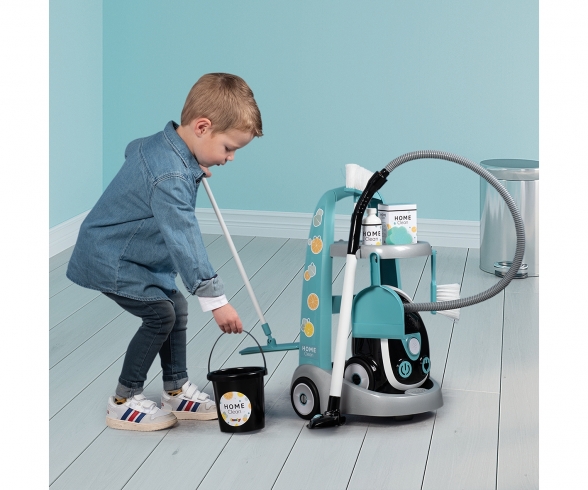 Chariot De Menage + Aspirateur Accessoires