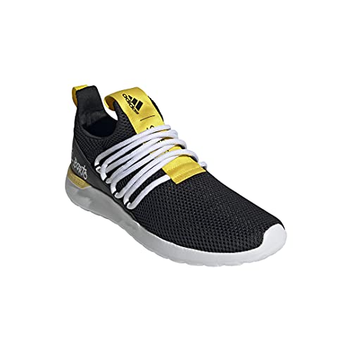 adidas Men's LITE Racer Adapt 3.0 Trail Running Shoe, Black/Black/White, 9