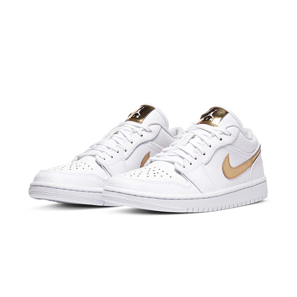 Air Jordan 1 Retro Low WMNS  ‘ White Metallic Gold ‘ CZ4776-100