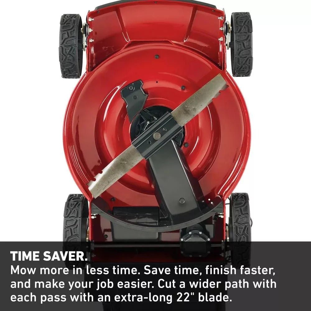 Recycler 22 in. Briggs & Stratton SmartStow Personal Pace High-Wheel Drive Gas Self Propelled Lawn Mower