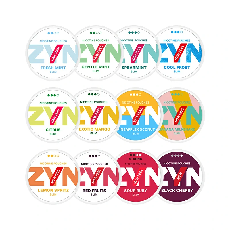 European Swedish ZYN Pouches with 20+ Flavors - Low to Medium Strength