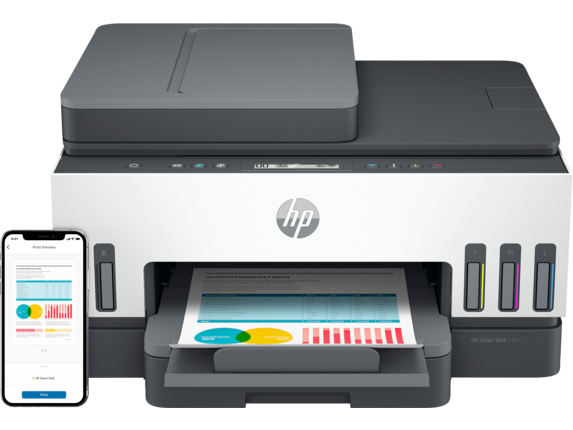 HP Smart Tank 7301 All-in-One Printer