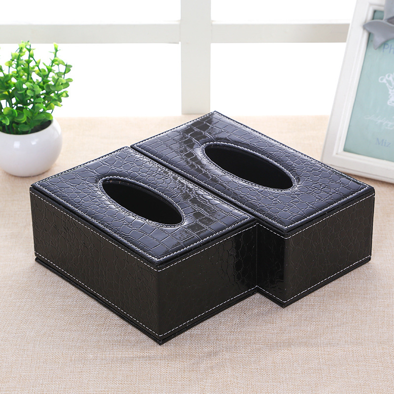 【加购】创意欧式皮革纸巾盒汽车纸巾盒子批发车载pu皮质抽纸盒批发纸抽盒