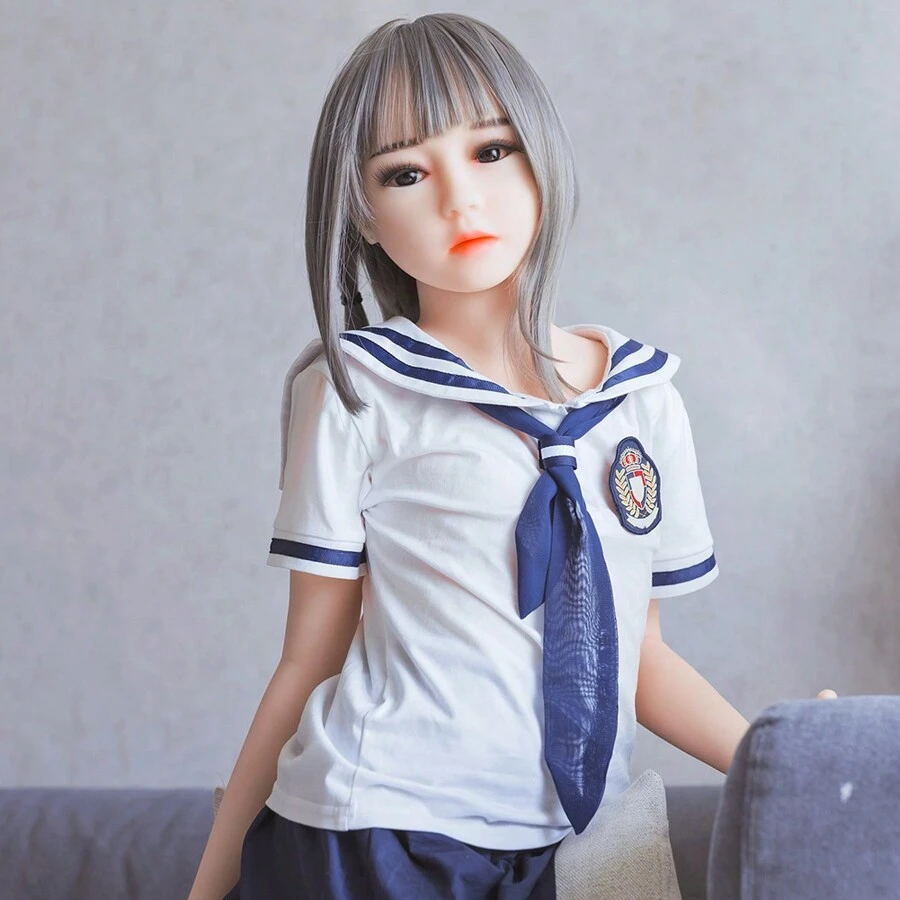 50in(125cm) Bianca Flat School Girl Premium Lifelike Mini Sex Doll