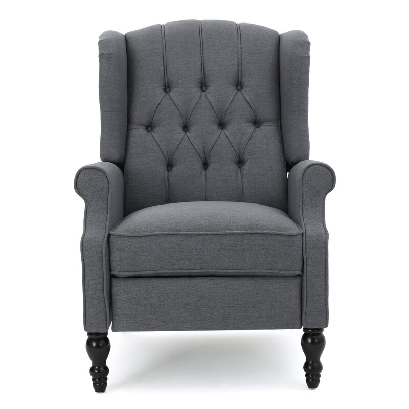 Albertine 75Cm Wide Manual Wingback Chair Recliner