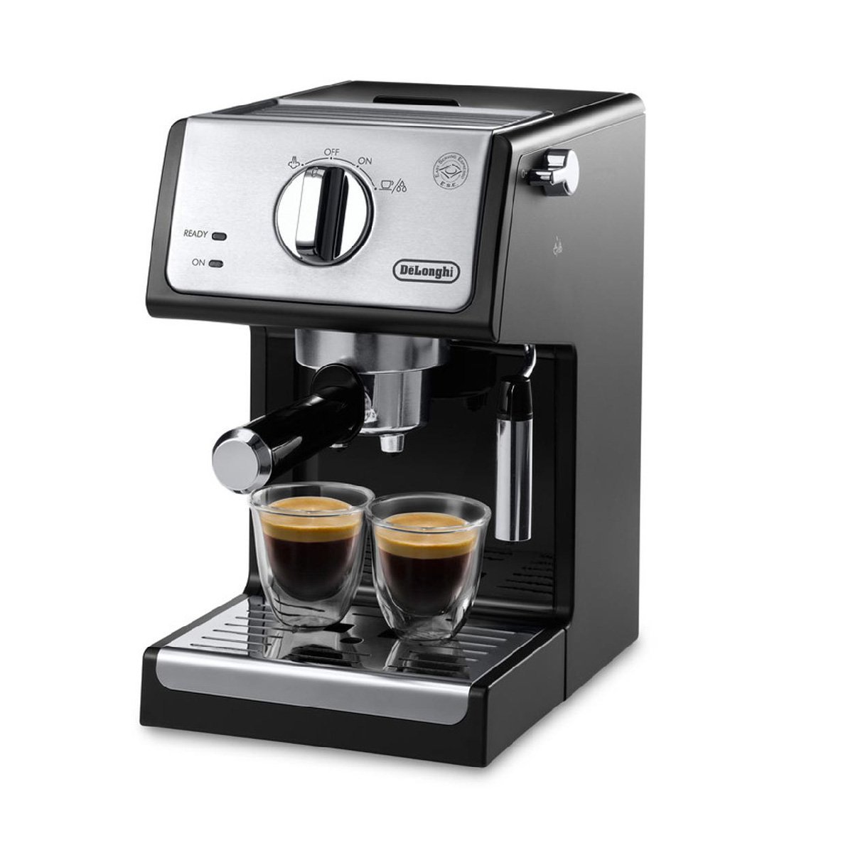 DeLonghi Manual Pump Espresso & Cappuccino Machine ECP3220 Black