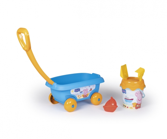 PEPPA PIG CHARIOT DE PLAGE GARNI