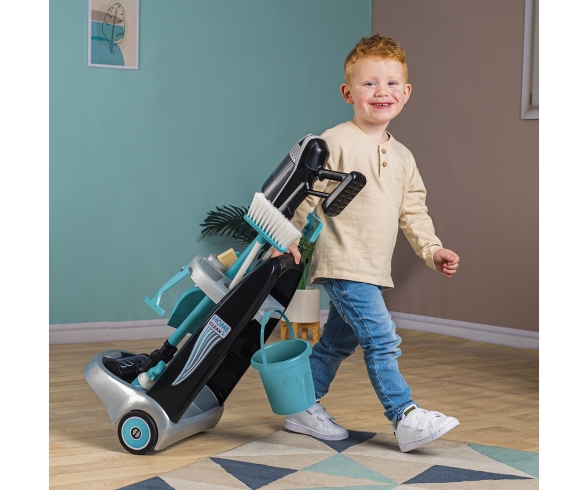 Rowenta Chariot De Ménage + Aspirateur balai Accessoires