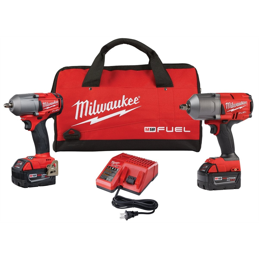 2 PC M18 FUEL Auto Kit – 1/2' Impact Wrench and 3/8' Impact Wrench
