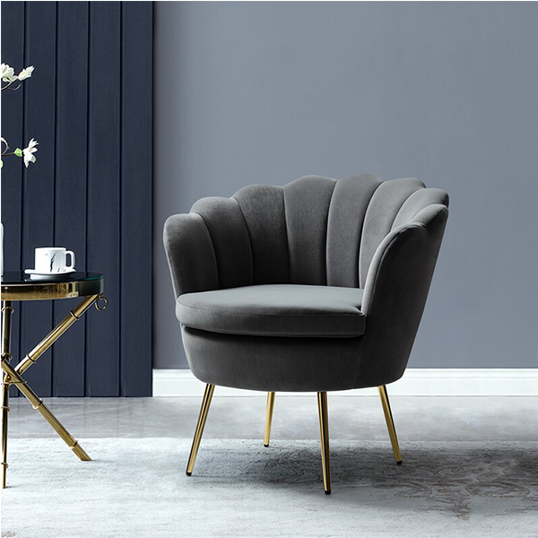 30'' Wide Velvet Barrel Chair