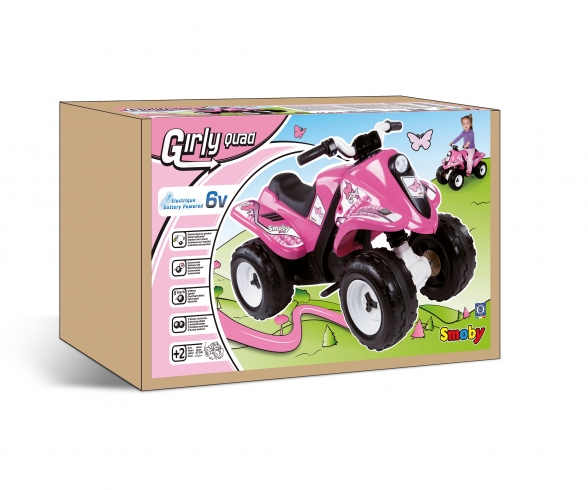 QUAD ELECTRIQUE RALLYE ROSE Accessoires