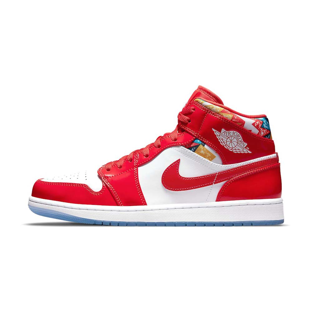 Air Jordan 1 Mid  ‘ Red Patent ‘ DC7294-600