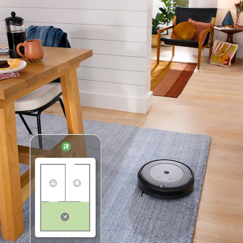 iRobot Roomba i3+ EVO (3550) Wi-Fi Connected Self-Emptying Robot Vacuum – Black – 3550