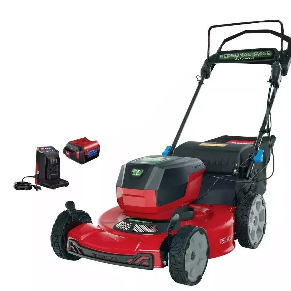 Recycler 22 in. SmartStow 60-Volt Max Lithium-Ion Cordless Battery Walk Behind Mower