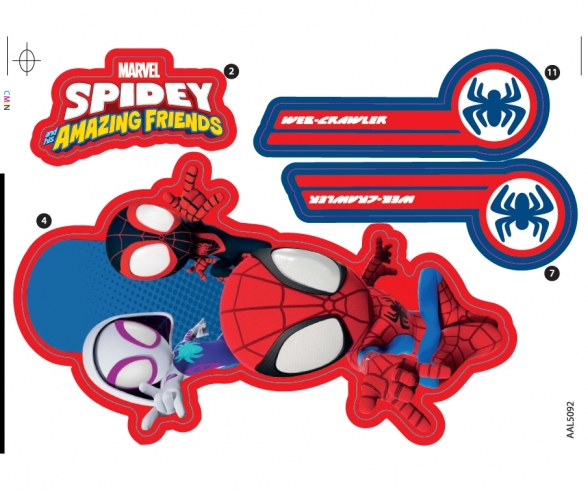 Spidey V8 Driver Accessoires